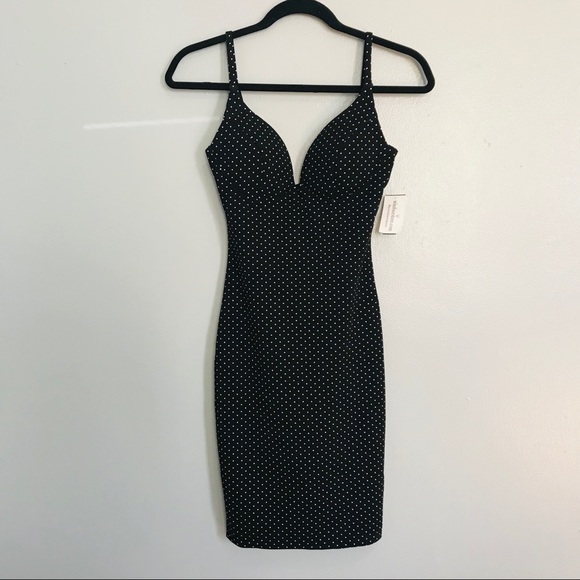 Windsor Dresses & Skirts - Windsor Midi Polka Dot V Neck Dress